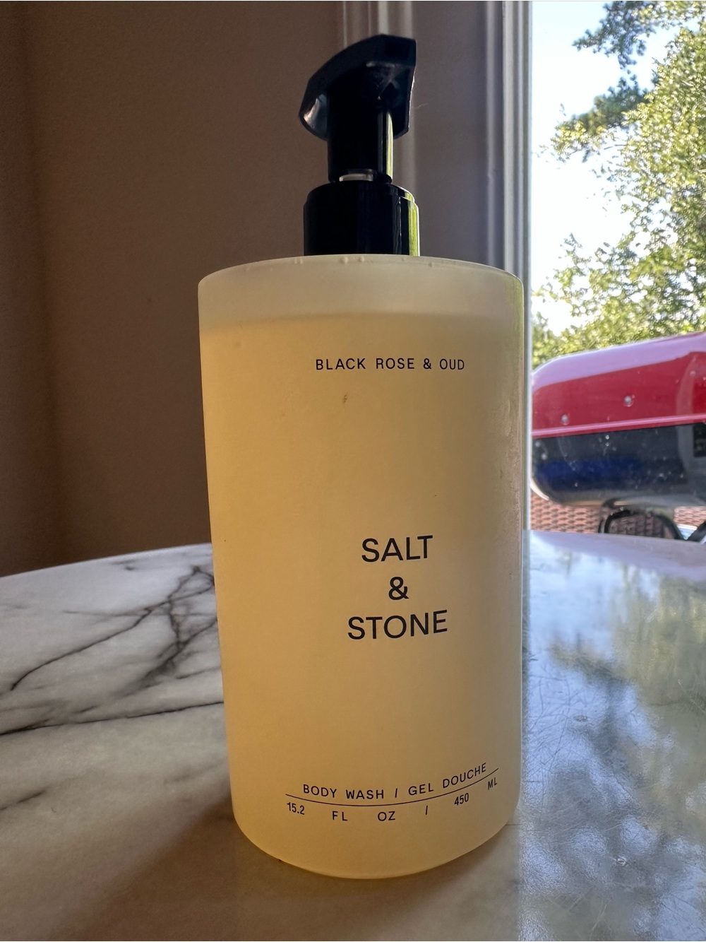 Black Rose & Oud Body Wash — Cream Bottle
